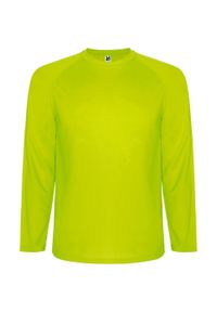ROLY - Dziecięca/niemowlęca Koszulka Sportowa Montecarlo Z Długim Rękawem. Kolor: żółty. Długość rękawa: długi rękaw. Długość: długie. Sport: turystyka piesza