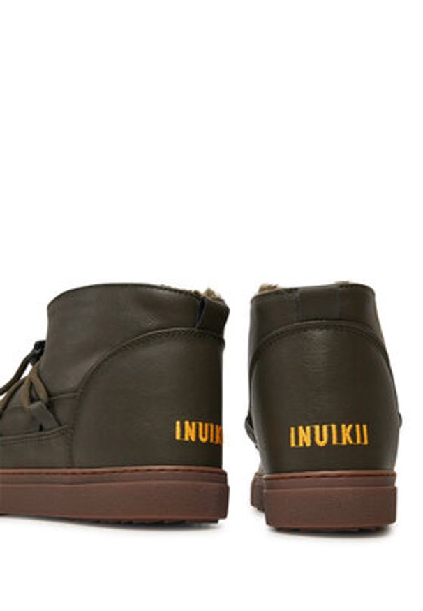 Inuikii Śniegowce Grape Low 05600-004 Khaki. Kolor: brązowy. Materiał: skóra