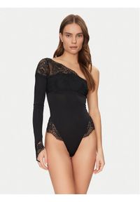 Hunkemöller Body Azalea 300217 Czarny Slim Fit. Kolor: czarny. Materiał: syntetyk