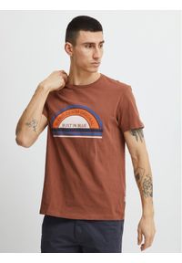 Blend T-Shirt 20715022 Brązowy Regular Fit. Kolor: brązowy. Materiał: bawełna #1