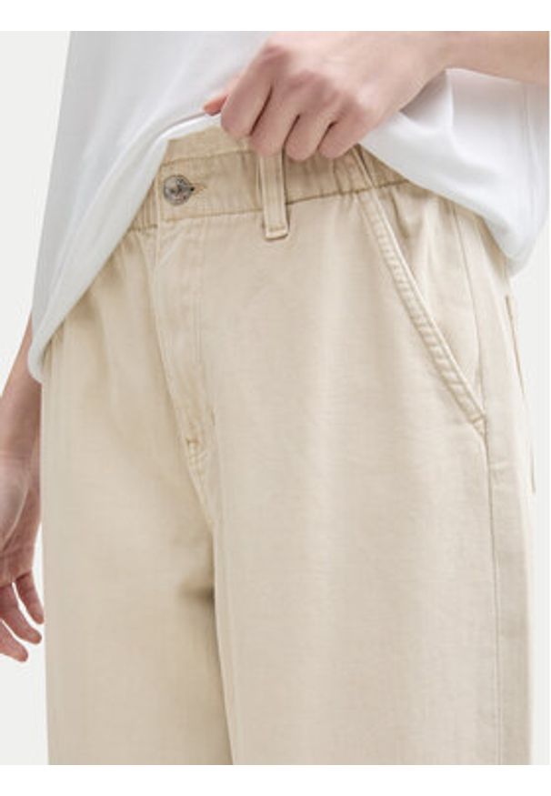 Tom Tailor Denim Jeansy 1045968 Beżowy Relaxed Fit. Kolor: beżowy