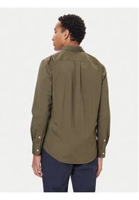 TOMMY HILFIGER - Tommy Hilfiger Koszula MW0MW37550 Khaki Regular Fit. Kolor: brązowy. Materiał: bawełna #3