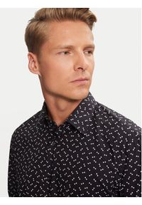 BOSS - Boss Koszula H-Joe 50527626 Czarny Slim Fit. Kolor: czarny. Materiał: bawełna #3