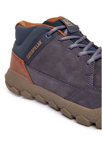 CATerpillar Sneakersy Hex Lite P726410 Brązowy. Kolor: brązowy. Materiał: nubuk, skóra #6