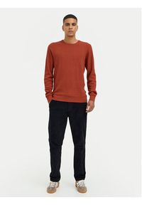 Blend Sweter 20717257 Czerwony Regular Fit. Kolor: czerwony. Materiał: bawełna #7