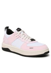 Hugo Sneakersy 50493134 Różowy. Kolor: różowy #5