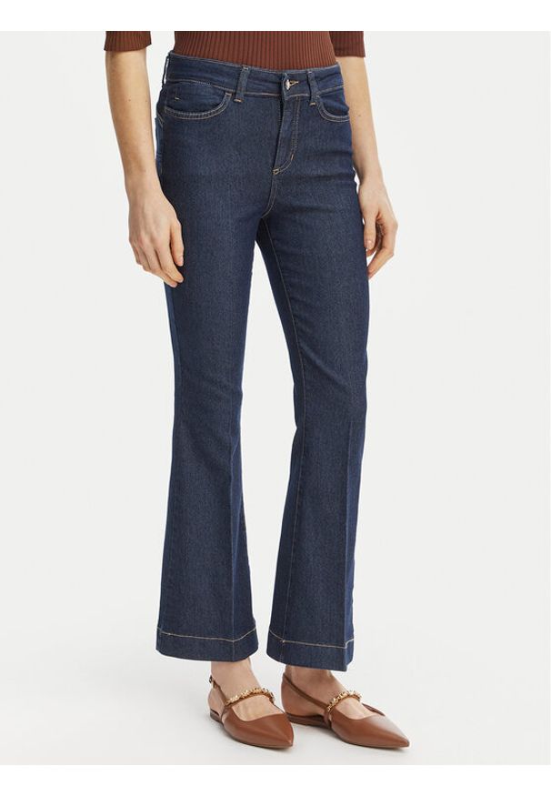 Rinascimento Jeansy CFC0127957003 Granatowy Bootcut Fit. Kolor: niebieski