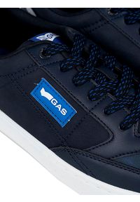 Gas Sneakersy "Jeb NBX" | GAM224124 | Jeb NBX | Mężczyzna | Granatowy. Kolor: niebieski. Materiał: skóra ekologiczna. Wzór: aplikacja #5