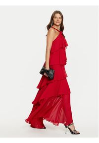 Vero Moda Sukienka wieczorowa Felicia 10295237 Czerwony Slim Fit. Kolor: czerwony. Materiał: syntetyk. Styl: wizytowy #8