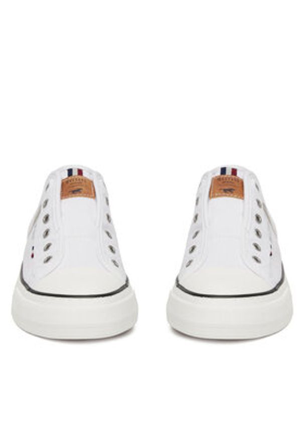 Mustang Trampki 1272-402 Biały. Kolor: biały. Materiał: materiał