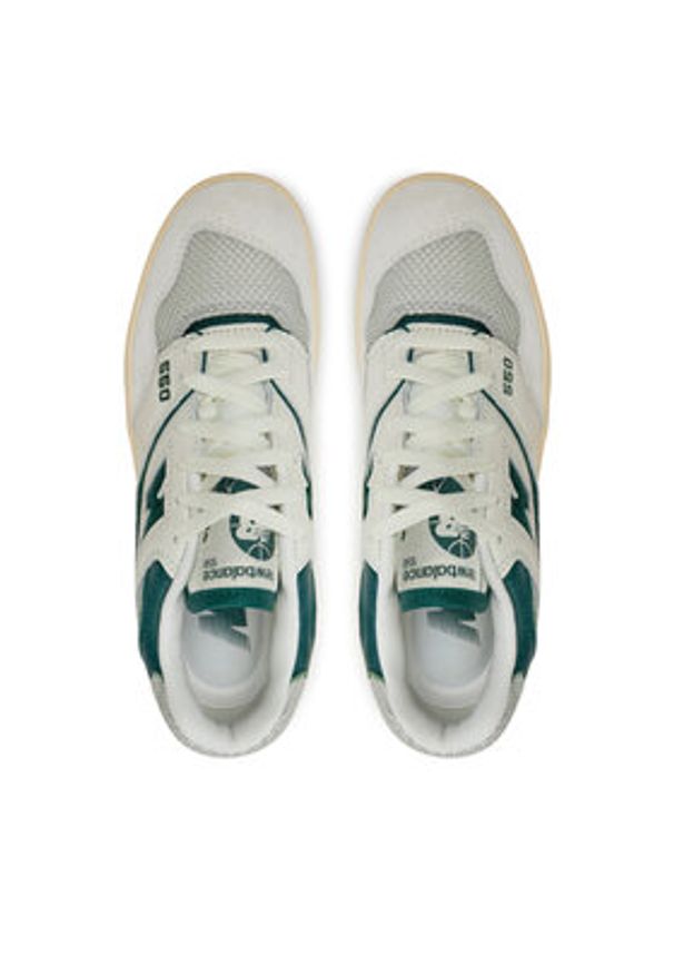 New Balance Sneakersy BB550CPE Biały. Kolor: biały. Materiał: skóra