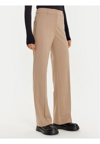 ACCESS FASHION Spodnie materiałowe 44-5064-118 Beżowy Straight Fit. Kolor: beżowy. Materiał: syntetyk #1