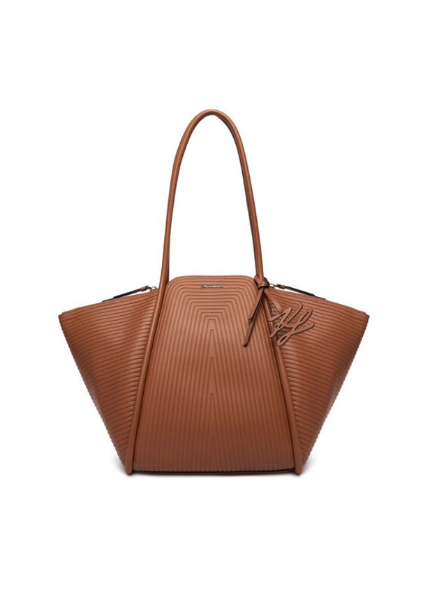 Karl Lagerfeld - KARL LAGERFELD Torebka B1W30043 Brązowy. Kolor: brązowy. Materiał: skórzane