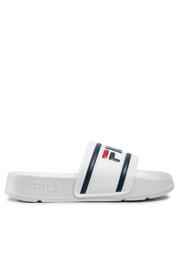 Fila Klapki Morro Bay Slipper Jr 1010934.1FG Biały. Kolor: biały