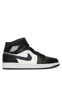 Nike Sneakersy Air Jordan 1 Mid DQ8426 010 Czarny. Kolor: czarny. Materiał: skóra. Model: Nike Air Jordan #1