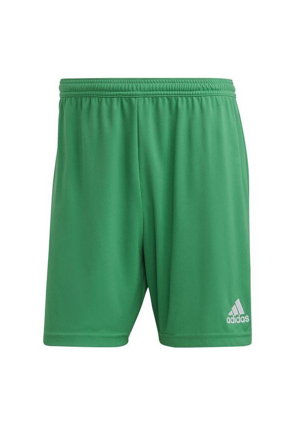 Adidas - Spodenki piłkarskie męskie adidas Entrada 22. Kolor: zielony. Sport: piłka nożna