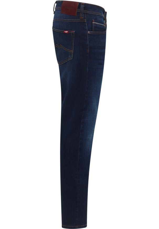 Męskie Spodnie Jeansowe Mustang Style Oregon Slim Denim Blue 1015867 5000 803