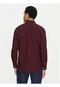 U.S. Polo Assn. Koszula MUP3247 Bordowy Slim Fit. Typ kołnierza: polo. Kolor: czerwony. Materiał: bawełna