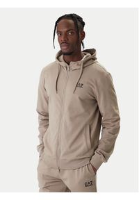 EA7 Emporio Armani Dres 8NPV63 PJVRZ U6167 Beżowy Regular Fit. Kolor: beżowy. Materiał: bawełna #5