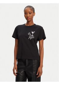 Hugo - HUGO T-Shirt Destrel_2 50544897 Czarny Loose Fit. Kolor: czarny. Materiał: bawełna