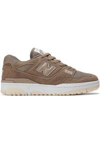 Buty męskie New Balance BB550PHA – brązowe. Okazja: na co dzień. Kolor: brązowy. Materiał: skóra, materiał, syntetyk. Szerokość cholewki: normalna #1