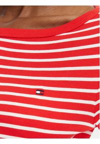 TOMMY HILFIGER - Tommy Hilfiger Bluzka Cody Boat-Nk WW0WW49928 Biały Regular Fit. Kolor: biały. Materiał: bawełna #5