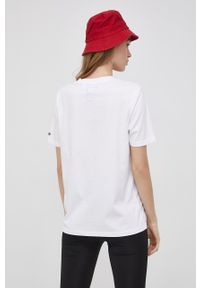 Superdry T-shirt bawełniany kolor biały. Okazja: na co dzień. Kolor: biały. Materiał: bawełna. Wzór: nadruk. Styl: casual #4