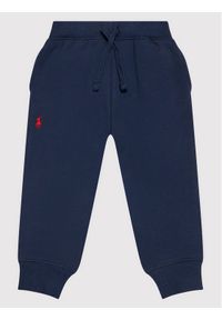 Polo Ralph Lauren Spodnie dresowe 311833611017 Granatowy Regular Fit. Kolor: niebieski. Materiał: bawełna