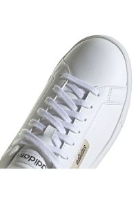 Adidas - Buty adidas Court Silk W GZ9687 białe. Okazja: na co dzień. Zapięcie: sznurówki. Kolor: biały. Materiał: guma, syntetyk, materiał. Szerokość cholewki: normalna #5