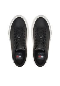 Tommy Jeans Sneakersy Tjw Leather Cupsole Ess EN0EN02507 Czarny. Kolor: czarny