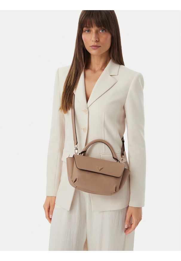 Guess Torebka Gilda HWZG97 47200 Beżowy. Kolor: beżowy. Materiał: skórzane