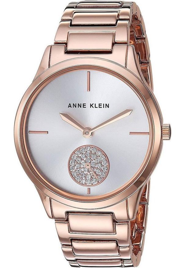 Zegarek Anne Klein Zegarek damski Anne Klein AK-3416SVRG CYRKONIE różowe złoto. Kolor: złoty, wielokolorowy, różowy