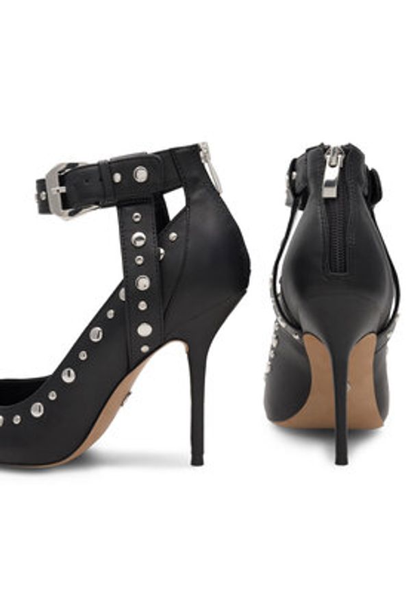 Nine West Szpilki AZIZA SJ1487-1 Czarny. Kolor: czarny. Materiał: syntetyk. Obcas: na szpilce
