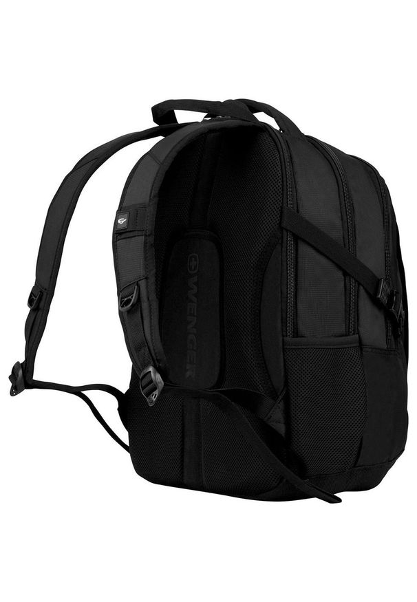 Plecak Wenger Sidebar 16'' czarny. Kolor: czarny. Materiał: materiał. Styl: biznesowy