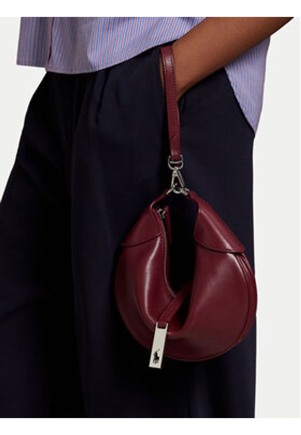 Polo Ralph Lauren Torebka 428871248016 Bordowy. Kolor: czerwony. Materiał: skórzane