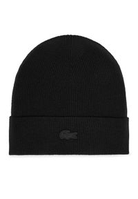 Lacoste Czapka RB5983 Czarny. Kolor: czarny. Materiał: wełna