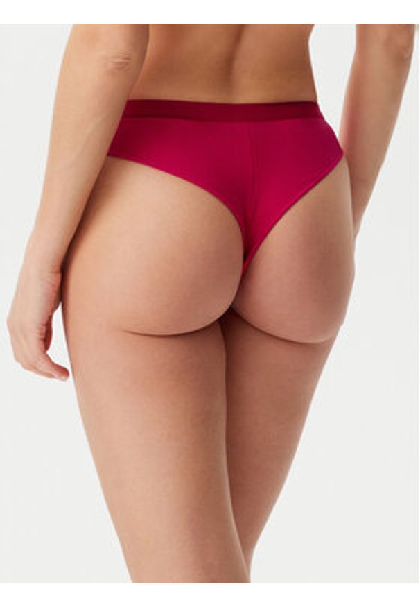 TOMMY HILFIGER - Tommy Hilfiger Dół od bikini UW0UW05947 Różowy. Kolor: różowy. Materiał: syntetyk