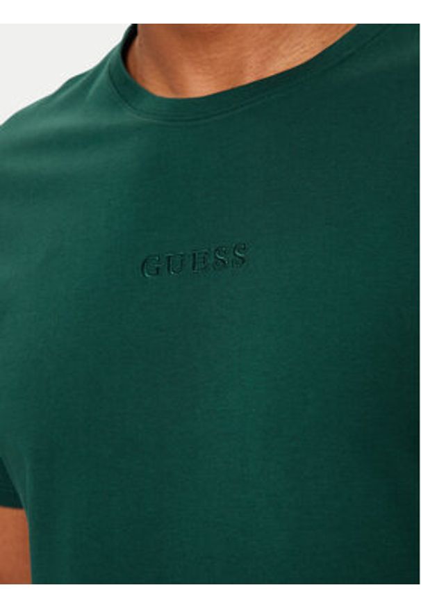 Guess T-Shirt M4GP39 K7HD0 Zielony Regular Fit. Kolor: zielony. Materiał: bawełna