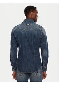 DOLCE & GABBANA - Dolce&Gabbana Koszula jeansowa G5JC8D G8GW9 Granatowy Regular Fit. Kolor: niebieski. Materiał: bawełna #3