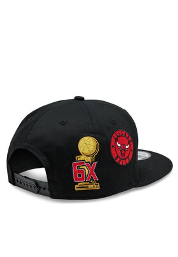 New Era Czapka z daszkiem Champions Patch 950 Bulls 60364218 Czarny. Kolor: czarny. Materiał: bawełna, materiał