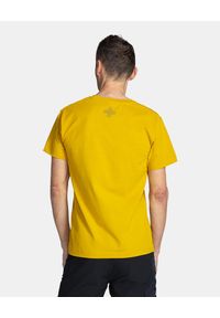 Męski bawełniany t-shirt Kilpi SKULLY-M. Kolor: żółty. Materiał: bawełna. Sport: turystyka piesza