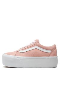 Vans Tenisówki Old Skool Stackform VN0009PZCHN1 Różowy. Kolor: różowy. Materiał: skóra