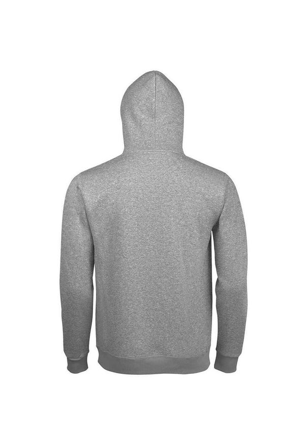 SOL'S - Męska Bluza Z Kapturem Spencer Melange. Typ kołnierza: kaptur. Kolor: szary