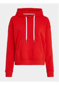 Tommy Jeans Bluza Logo Drawcord DW0DW17794 Czerwony Boxy Fit. Kolor: czerwony. Materiał: bawełna #3