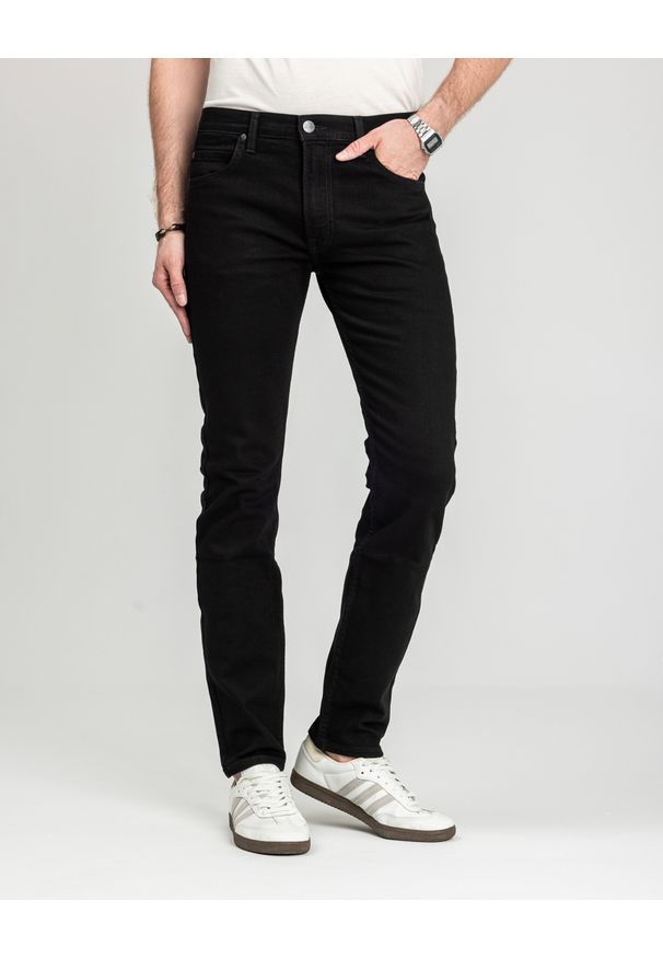 Lee - MĘSKIE SPODNIE LEE RIDER BLACK RINSE 112117653