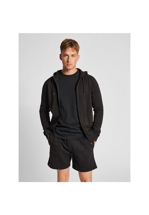 Bluza z kapturem i zamkiem błyskawicznym Hummel Red Classic. Typ kołnierza: kaptur. Kolor: czarny. Sport: fitness