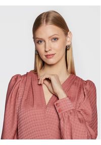 TwinSet - TWINSET Sukienka codzienna 222TT2420 Różowy Regular Fit. Okazja: na co dzień. Kolor: różowy. Materiał: syntetyk. Typ sukienki: proste. Styl: casual