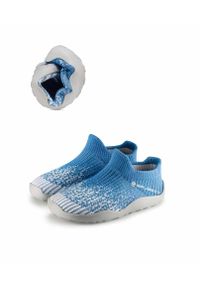 Buty minimalistyczne dziecięce ombre Brubeck Barefoot Merino. Kolor: szary, niebieski, wielokolorowy. Sport: turystyka piesza