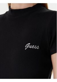 Guess Sukienka codzienna V6RK06 K8RT2 Czarny Slim Fit. Okazja: na co dzień. Kolor: czarny. Materiał: wiskoza. Typ sukienki: proste. Styl: casual #3