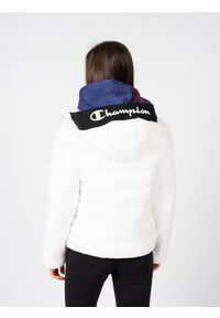 Champion Kurtka "Down Jacket" | 115753 | Kobieta | Biały. Okazja: na co dzień. Typ kołnierza: kaptur. Kolor: biały. Materiał: poliamid. Wzór: nadruk. Styl: casual, elegancki #6